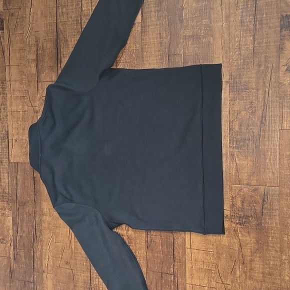 Nike Black Quarter Zip Sweater Mens Large Athletic Streetwear Classic Athleisure - Picture 7 of 8